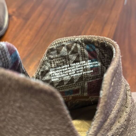 Earth Origins Brown Suede Ankle Booties Boots Women’s US 8 M - Picture 7 of 8